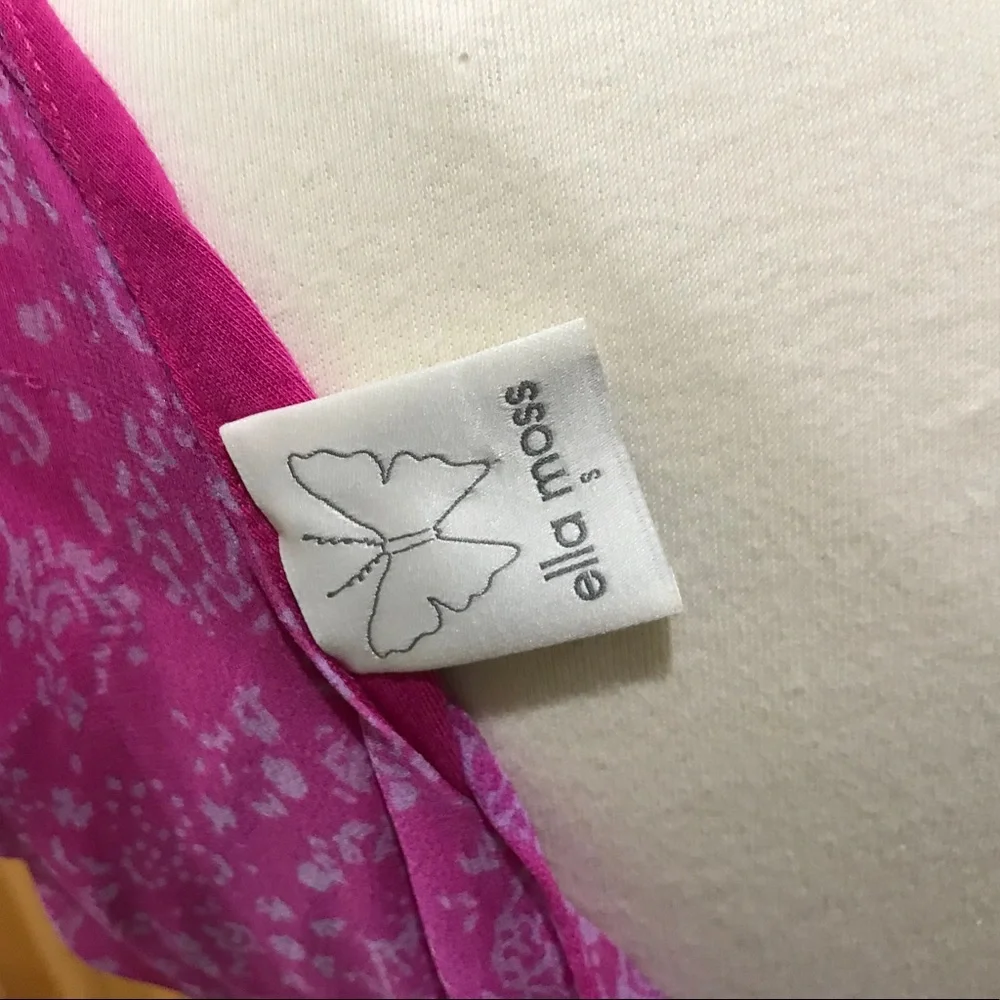 Ella Moss V-neck dress with ruffles at bot… - Picture 5 of 6